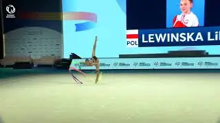 Liliana LEWINSKA (POL) - 2022 junior European bronze medallist, ribbon