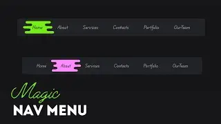 Magic Navigation Menu Indicator using CSS & JavaScript