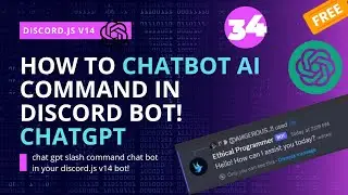 Creating a Chatbot AI Command in Discord.js | ChatGPT Tutorial