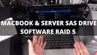 Connecting server SAS drive array to MacBook via Thunderbolt (SoftRAID) software RAID5 pulling drive