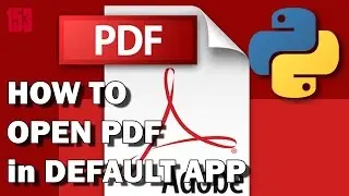 PYTHON How to open PDF file