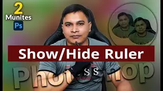 How to Show and Hide Ruler in Adobe Photoshop 
