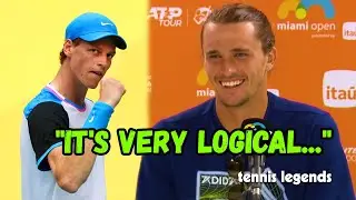 Zverev was asked Will Sinner be No.1 in 2024... His answer is priceless...