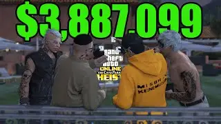 GTA Online Cayo Perico Heist- 4 Player Stealth Approach Hard Mode Elite $3,887,099