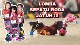 LOMBA SEPATU RODA INLINE SKATE SAMANTHA JATUH NYUNGSEP !!!