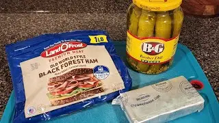 SNACK IDEA: Ham & Pickle Roll Ups (LOW CARB/HIGH PROTEIN)