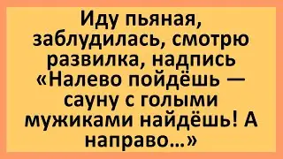 Пьяная девушка, заблудилась... Анекдоты смешные до слез! Юмор! Приколы!