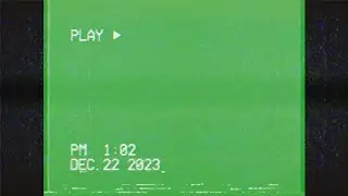 VHS Green Screen Overlay (Free Effects + Download)