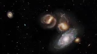 A Galaxy Grouping in 2D and 3D: Stephan's Quintet