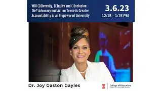 Dean's Distinguished Speaker Series - Dr. Joy Gaston Gayles