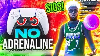 The BEST DRIBBLE SIGS for 6'9 POINT GUARDS !! HOW TO ISO FOR 3s with NO ADRENALINE on NBA 2K23