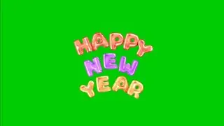 Happy new Year 2021 green screen animation effects HD free footage || chroma key happy new year 2021