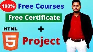 Free Certification Course HTML5 Tutorial with Free Project Online Classes 