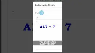 How To Put Bullets In Google Sheets 