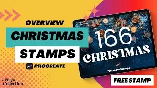 Overview Procreate Stamps – Christmas Procreate Brush (FREE) Ornament Stamp + Tutorials Step by Step