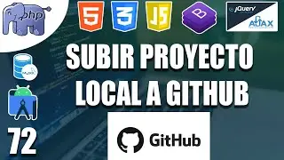 72 – COMO SUBIR PROYECTO LOCAL A GITHUB para compartir el código fuente del sistema (👨💻PHP y MYSQL💻)