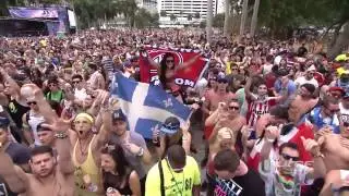 blasterjaxx @ ultra music 2015 playing Rezone - Freak You Well