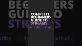 Beginners Guide to Streams #short #shorts