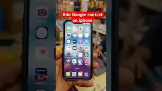 Transfer google contact to iphone #iphone #iphonetips #iphone13 #viral #2024