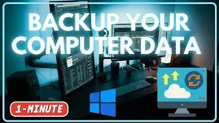 How to Backup Your Computer Data Windows PC in 1 MINUTE