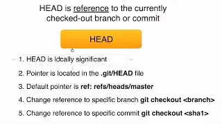 Git branches and Git HEAD: 55 What is HEAD in Git