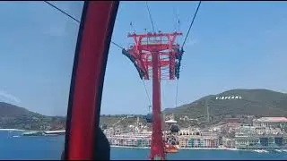 Wow! Beautiful Cable Car at Vinpearl in Nha Trang City, Vietnam