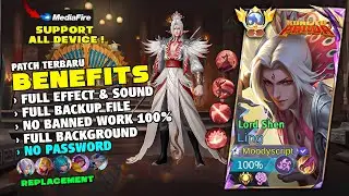 REVAMP! Script Skin Ling Kungfu Panda Lord Shen No Password Full Effect & Voice | New Patch