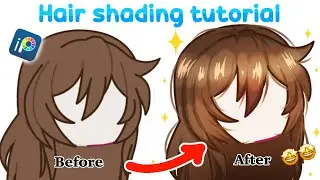 Gacha Hair Shading Tutorial - With explanation ✨- Ibispaint X