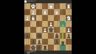 Beautiful Knight Sacrifice - Magnus Carlsen vs Fabiano Caruana || Tata Steel Chess Roung 8