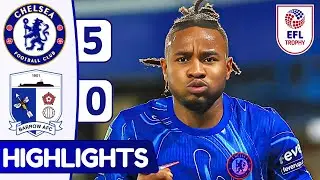 Chelsea vs Barrow (5-0) | Highlights & Goals |EFL Carabao Cup 2024/25