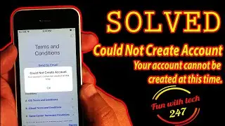 Could Not Create Account Your Account Cannot Be Created at this time iOS 10 Devices