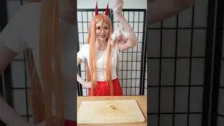 The Last Happy Dinner 🥟🥗🍢🍣 from Chainsaw Man with 