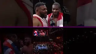 Respect between Daniel Dubois and Jarrell Miller ❤️ #DayOfReckoning 🇸🇦