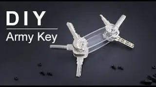 ✓How to Make an Army Key to Organize Your Keys with Crawling Robot Thigh Acrylic Plate