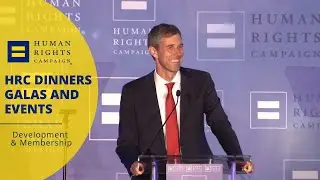 Beto O'Rourke speaks at the 2022 HRC Houston Dinner