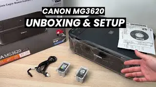 Canon PIXMA MG3620 Printer: Unboxing and Full Setup