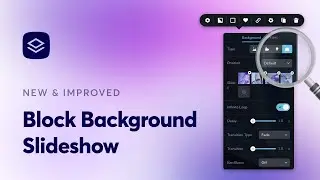 NEW: Block Background Slideshow