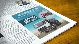 Newspaper Advertisement Banner Design - Photoshop Tutorial