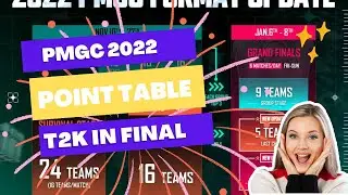 PMGC 2022 Point Table | Road to PMGC Final | 🇳🇵T2K Esports in Final