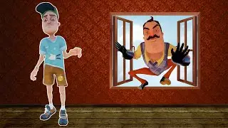 ПРИВЕТ, СОСЕД! Игра Hello Neighbor АКТ 1 СЕРИЯ 2. Летсплей с ПАПУЛЕЙ.