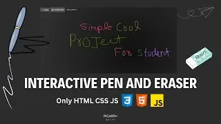 Amazing Drawing Tool Project for Beginners | HTML, CSS, JavaScript 