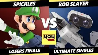 4o4 Weekly Smash 14 LOSERS FINALS - Spickles (Luigi) Vs. ROB Slayer (ROB) Smash Ultimate - SSBU