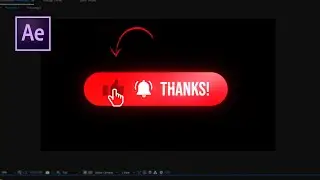 Youtube Subscribe Button - After Effects Tutorial (EASY METHOD)