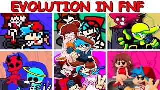 Evolution in FNF with 7 Mods - Friday Night Funkin Mods