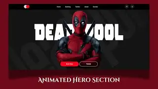 Build Animated Website Using HTML CSS and JavaScript