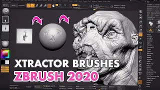 How to Use the XTractor Brushes in ZBrush 2020