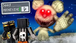 We Survived The MICKEY.EXE Minecraft Seed...