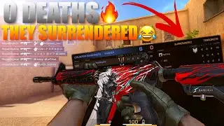 Standoff 2 FLAWLESS 0 DEATHS Pro M4 Samurai Gameplay  They SURRENDERED‼️