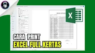 🔴 Cara print excel full kertas A4 rapi dan tidak terpotong