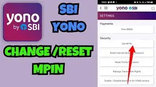 How to set mpin in yono sbi | How to change mpin of yono sbi